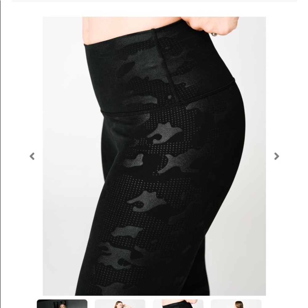 ZYIA Black Battleship Camo Luxe Hi-Rise 7/8 24"